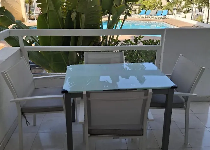 The Pool Balcony Playa Americas Апартаменты Адехе